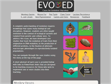 Tablet Screenshot of evo-ed.com